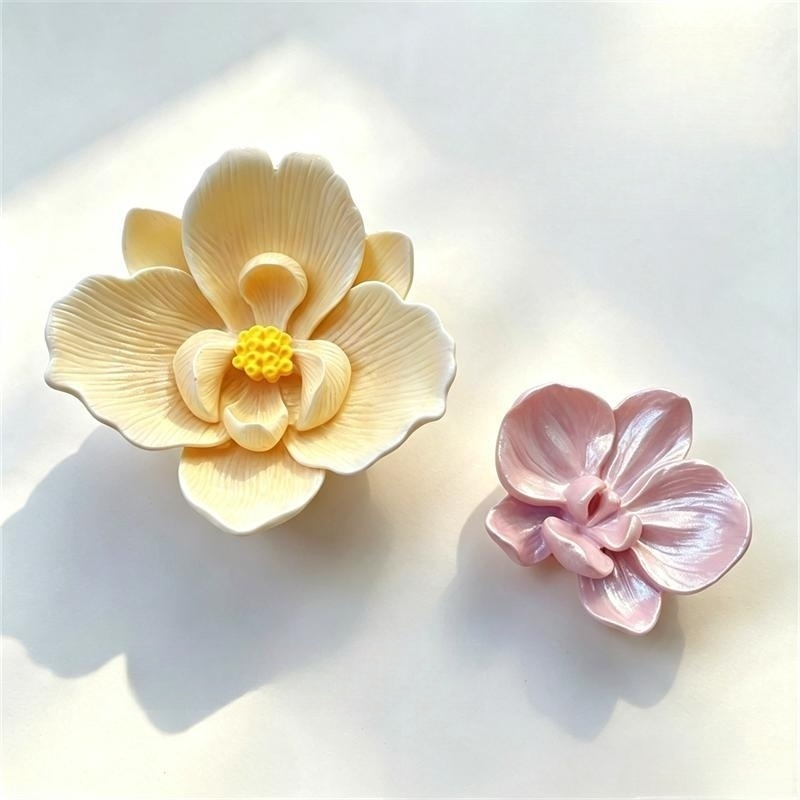Potsticker Mold - 3D Vlinder Orchidee Siliconen Mal Bloemvorm