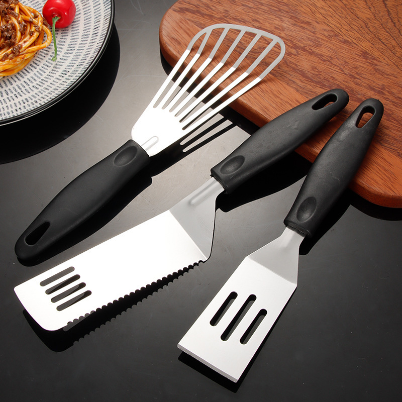 Okonomiyaki Spatula - 3-delige mini roestvrijstalen spatelset - multifunctionele
