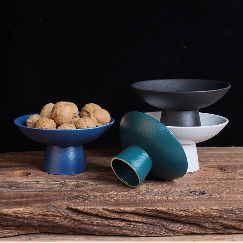 Dim Sum Basket - Chinese Keramische Fruitschaal Creatieve Witte Ronde