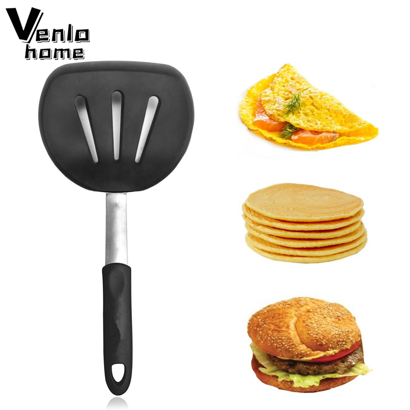 Okonomiyaki Spatula - Flexibele siliconen spatel Turner Brede non-stick