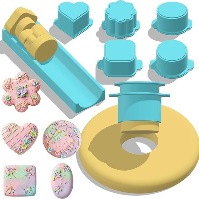 Donut Mold Silicone - Cake Pop Maker Vormenset, siliconen donutpersmachine