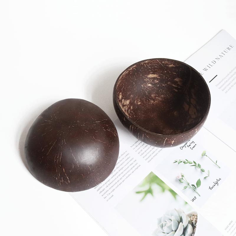 1Pcs Natuurlijke Kokosnoot Kom - Dim Sum Basket recensie en prijs