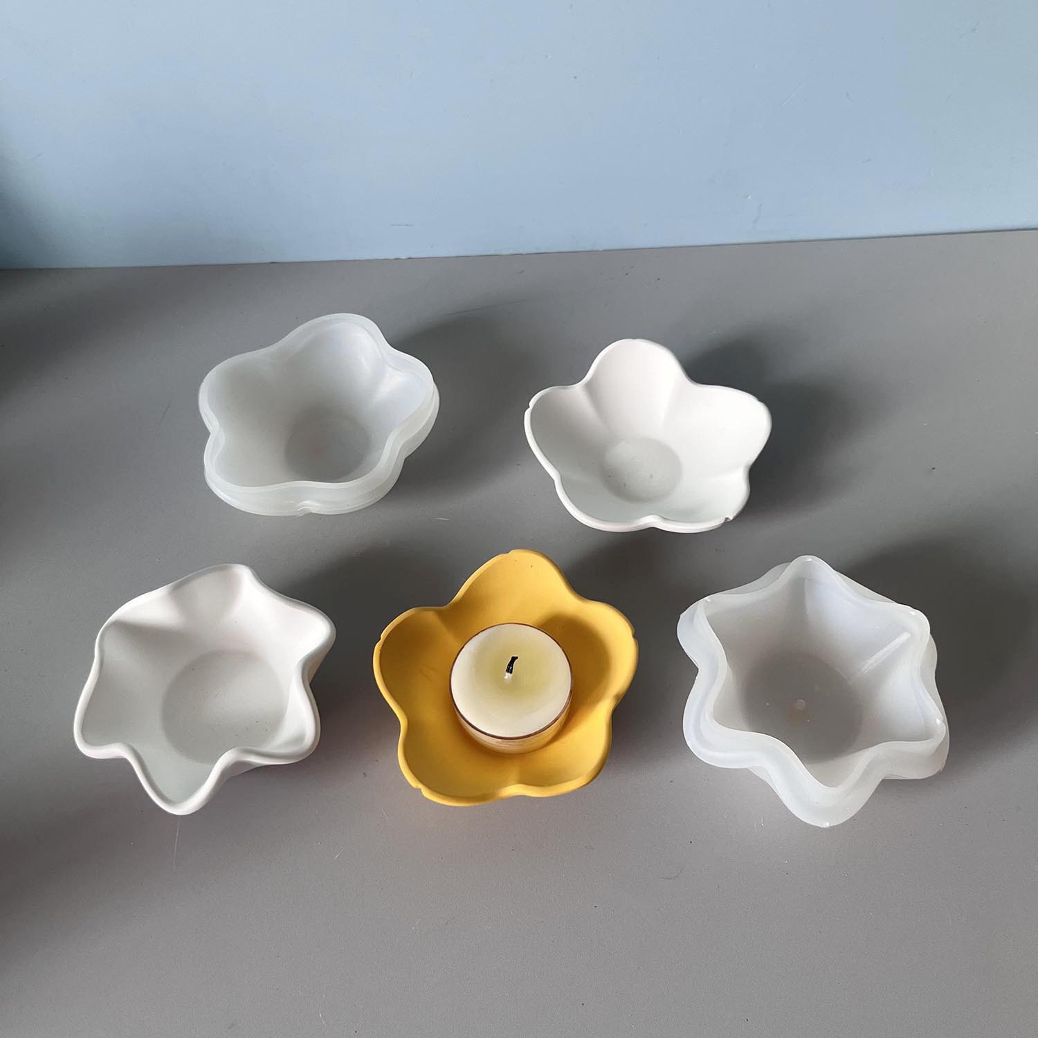 Creatieve gebogen rand kaarsen - Potsticker Mold recensie en prijs